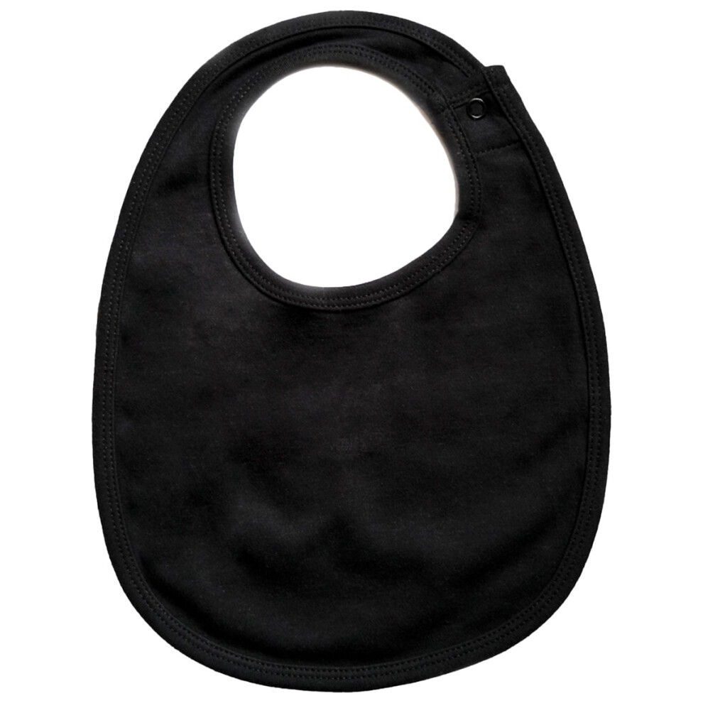 Babybugz Black (One Size, ) Baby Single Layer Bib