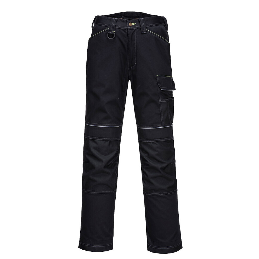 (36R, Black) Portwest Mens PW3 Work Trousers