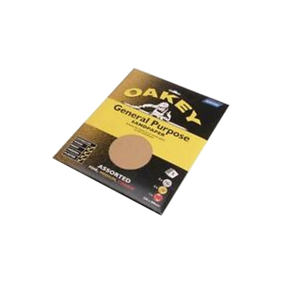 Norton Oakey General Purpose Sandpaper - Mixed