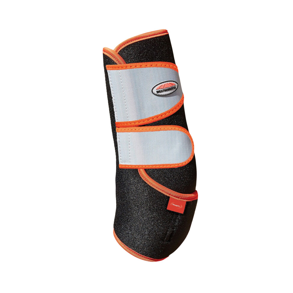 (Pony, Black/Silver/Red) Weatherbeeta Therapy-Tec Horse Boots