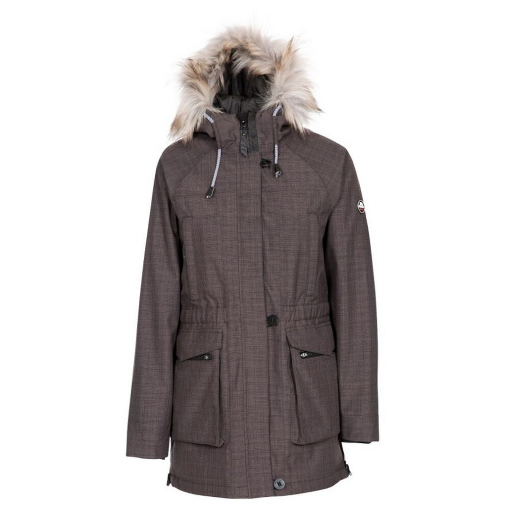 (M, Dark Grey) Trespass Womens/Ladies Caption Waterproof Parka