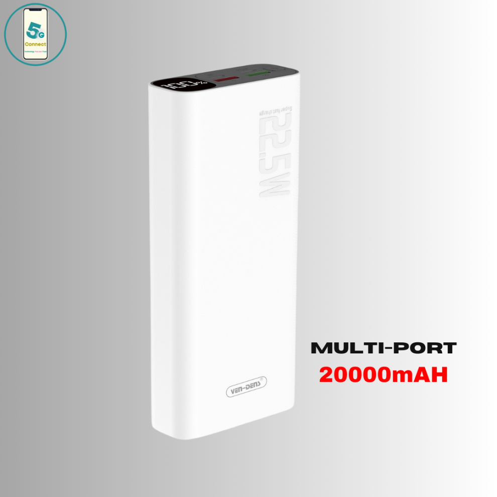 Power Bank 20000mAh Portable Charger 22.5W Dual Port USB & USB C Power Bank