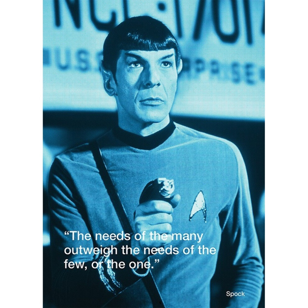 Star Trek Spock iQuote Postcard