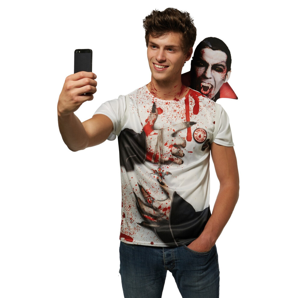 Rubies Mens Vampire Selfie Shocker Costume