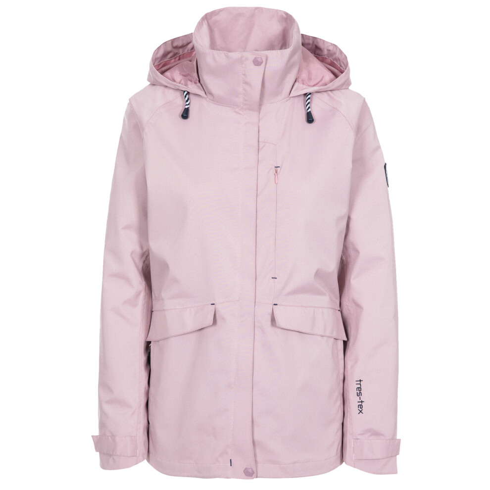 (XXS, Light Lilac) Trespass Womens/Ladies Voyage Waterproof Long-Sleeved Jacket