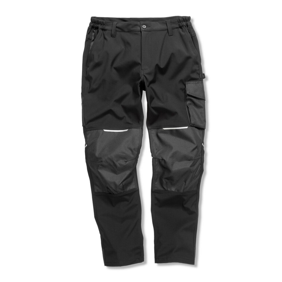 (XL, Black) Result Mens Work-guard Slim Softshell Work Trouser