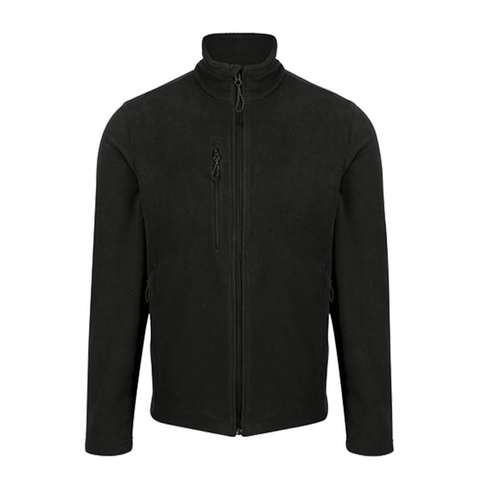 (S, Black) Regatta Mens Honestly Made Recycled Fleece Jacket