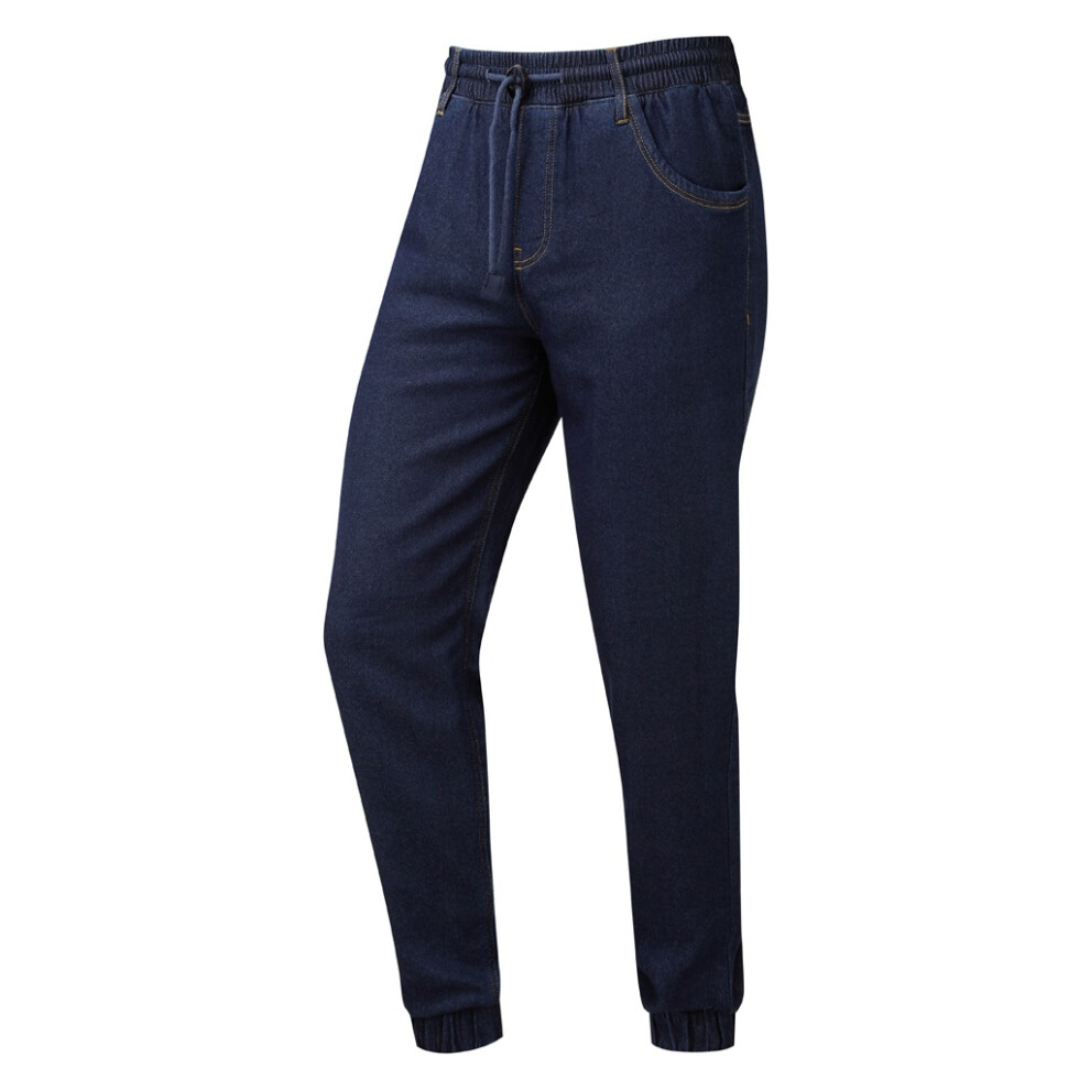 (M, Indigo Denim) Premier Adults Unisex Artisan Chefs Joggers