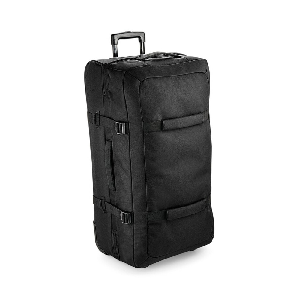 (One Size, Black) BagBase Escape Check-In Wheelie Bag