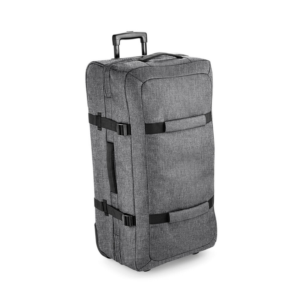 (One Size, Grey Marl) BagBase Escape Check-In Wheelie Bag