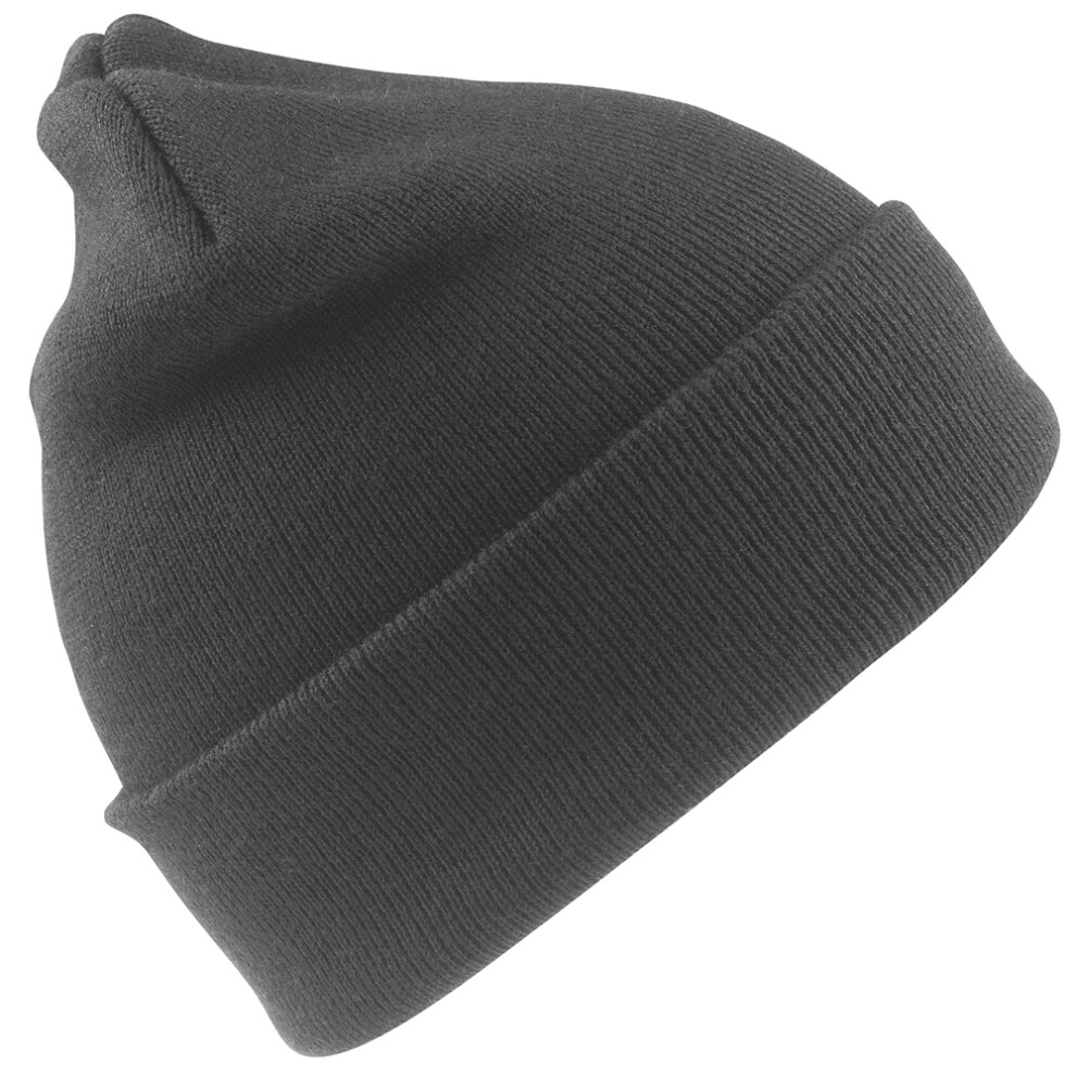 (One Size, Grey) Result Wooly Heavyweight Knit Thermal Winter/Ski Hat