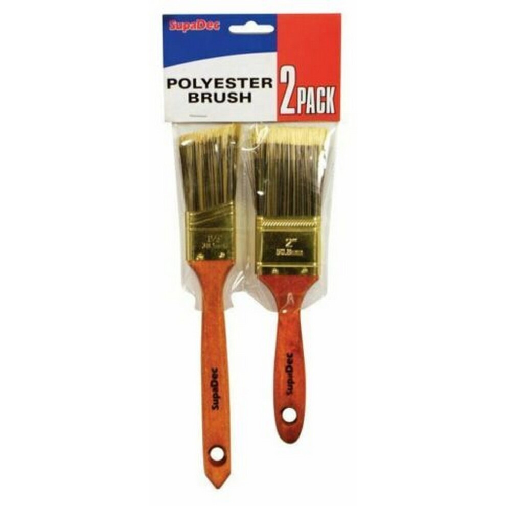 Supadec Polyester Brush Set (2 Pack) Size 2