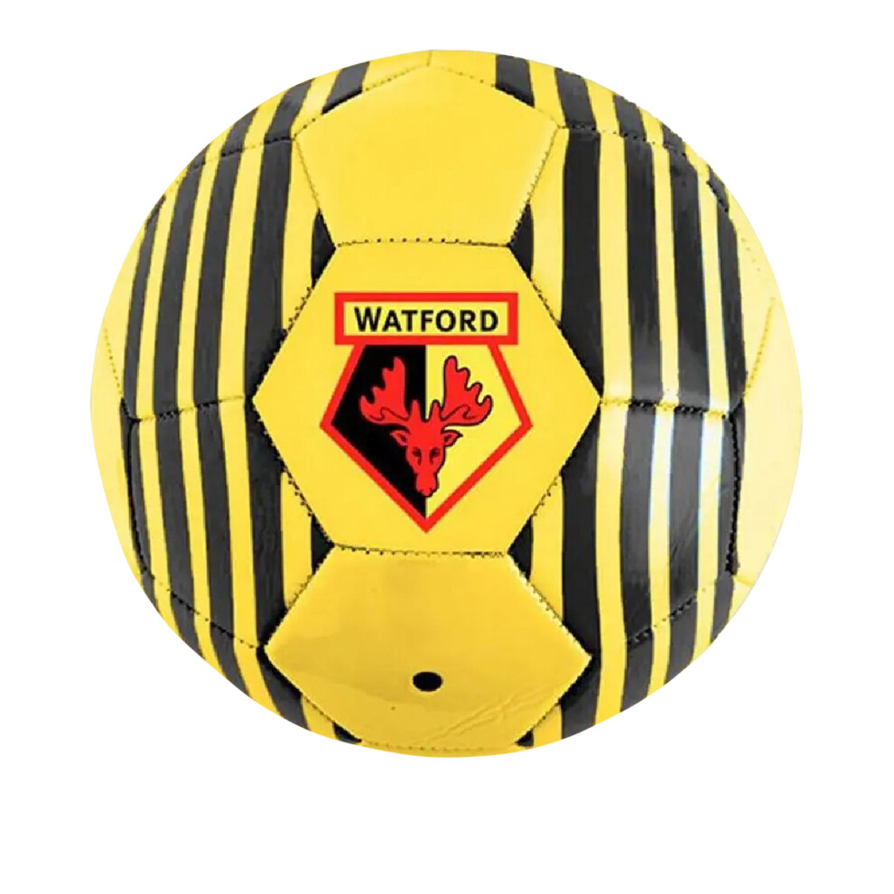 (Size 5, Yellow/Black/Red) Watford FC Grover Football