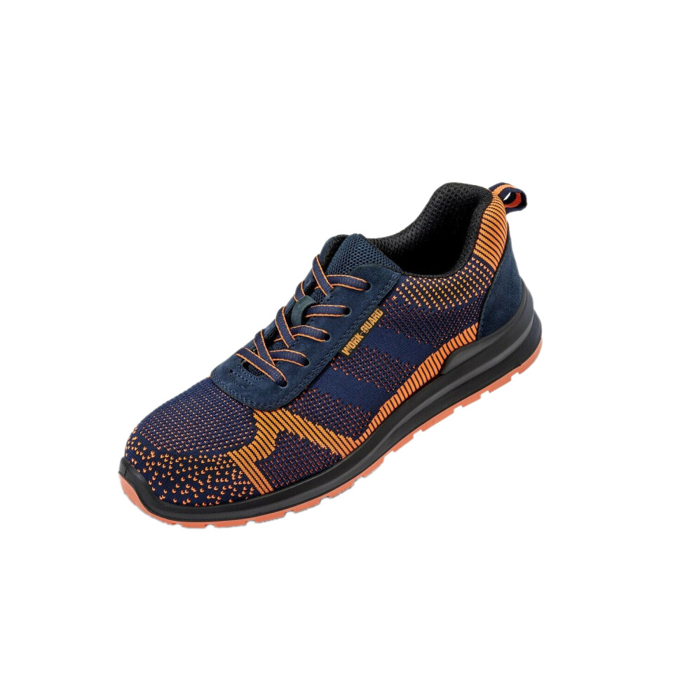 (9 UK, Navy/Orange) Result Work-Guard Unisex Hardy Safety Trainers