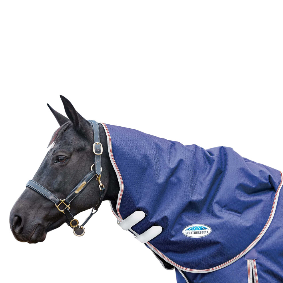 (Pony, Navy/Silver/Red) Weatherbeeta Comfitec Essential Medium Neck Rug