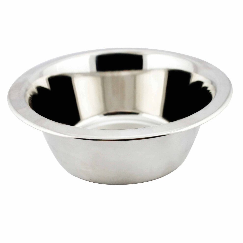 (28cm, Silver) Weatherbeeta Stainless Steel Dog Bowl