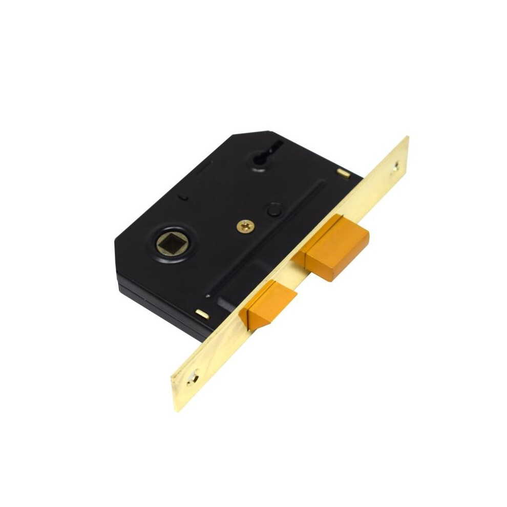 (One Size, Brass) Yale Essentials 3 Lever Sashlock