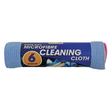 Granville Chemicals Microfibre Cleaning Cloth (Pack of 6)