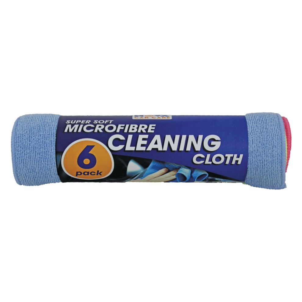 Granville Chemicals Microfibre Cleaning Cloth (Pack Of 6)