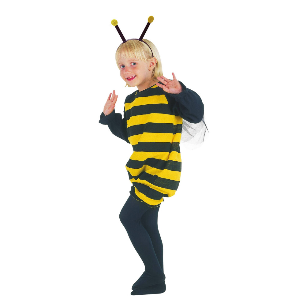 Bristol Novelty Unisex Kids Black Toddlers Bumble Bee Toddler Costume