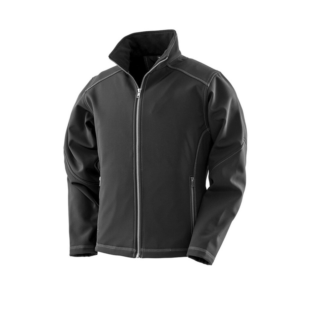 Work-Guard Treble Stitch Soft Shell Jacket