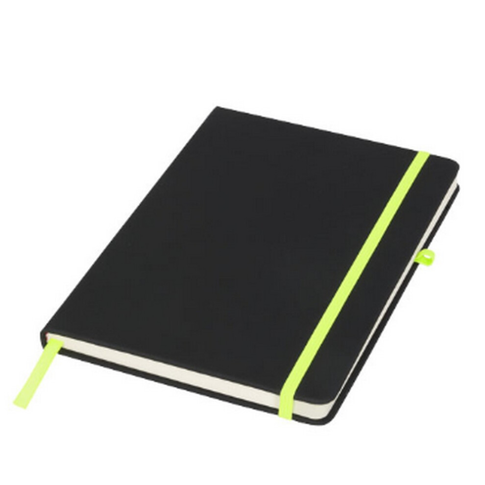(Medium, Solid Black/ Lime) Bullet Noir Notebook-image-OPC-PF6YKTS-NEW