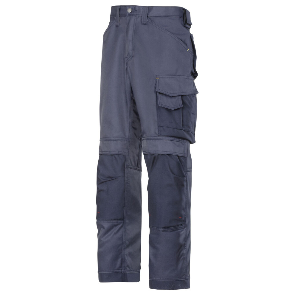 (35S, Navy/Black) Snickers Mens DuraTwill Craftsmen Non Holster Trousers