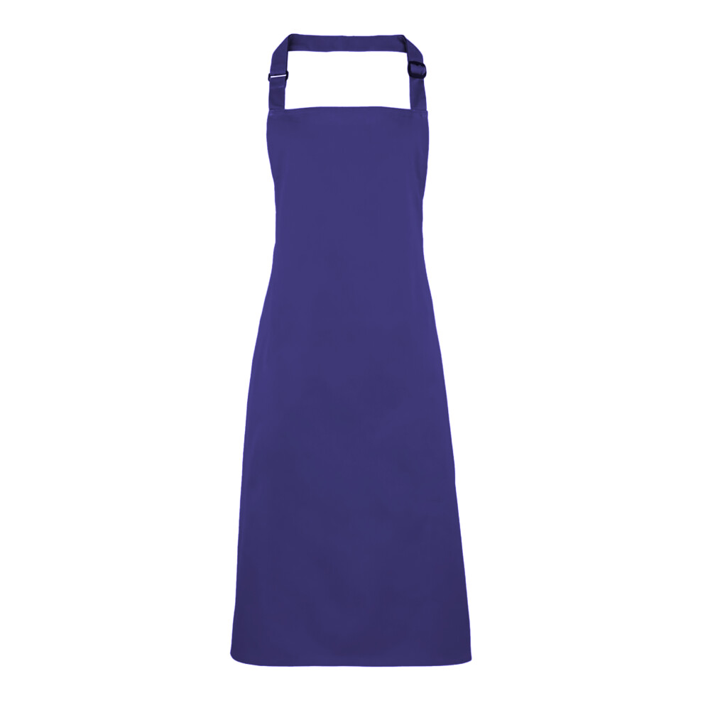 (One Size, Marine Blue) Premier Colours Bib Apron / Workwear (Pack of 2)