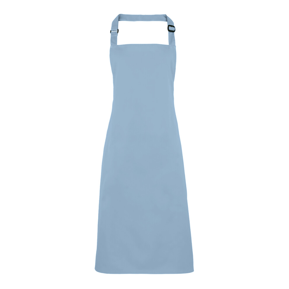 (One Size, Light Blue) Premier Colours Bib Apron / Workwear (Pack of 2)