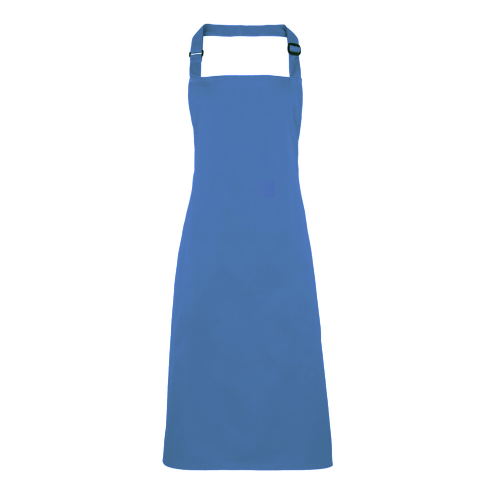 (One Size, Sapphire) Premier Colours Bib Apron / Workwear (Pack of 2)