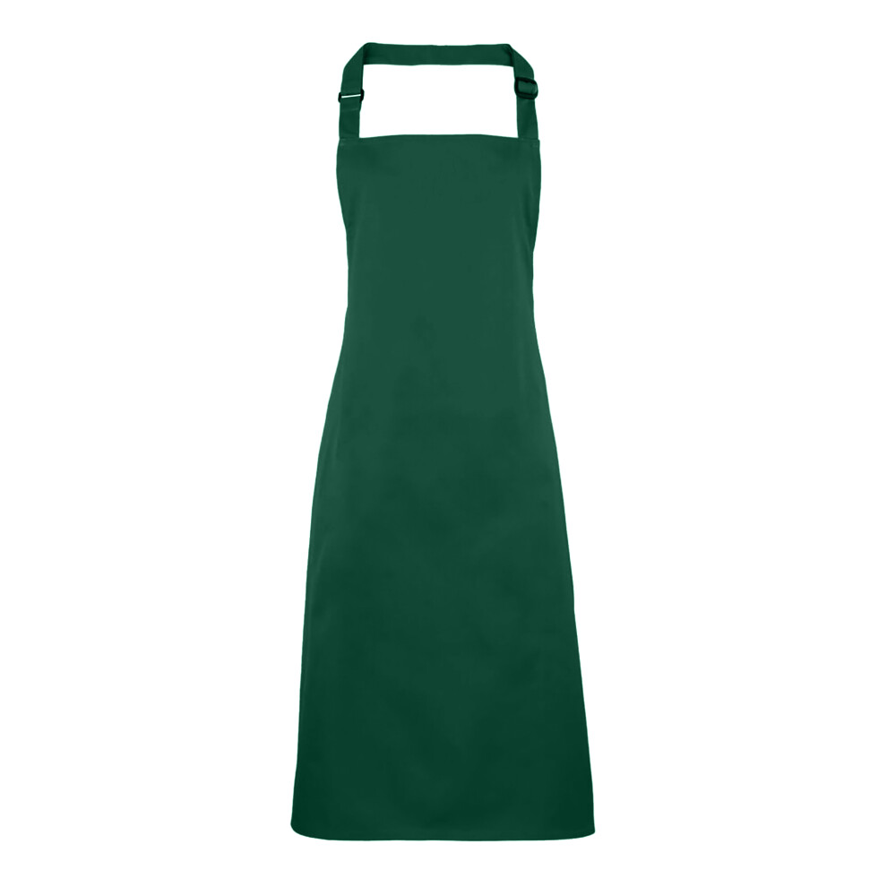 (One Size, Bottle) Premier Colours Bib Apron / Workwear (Pack of 2)