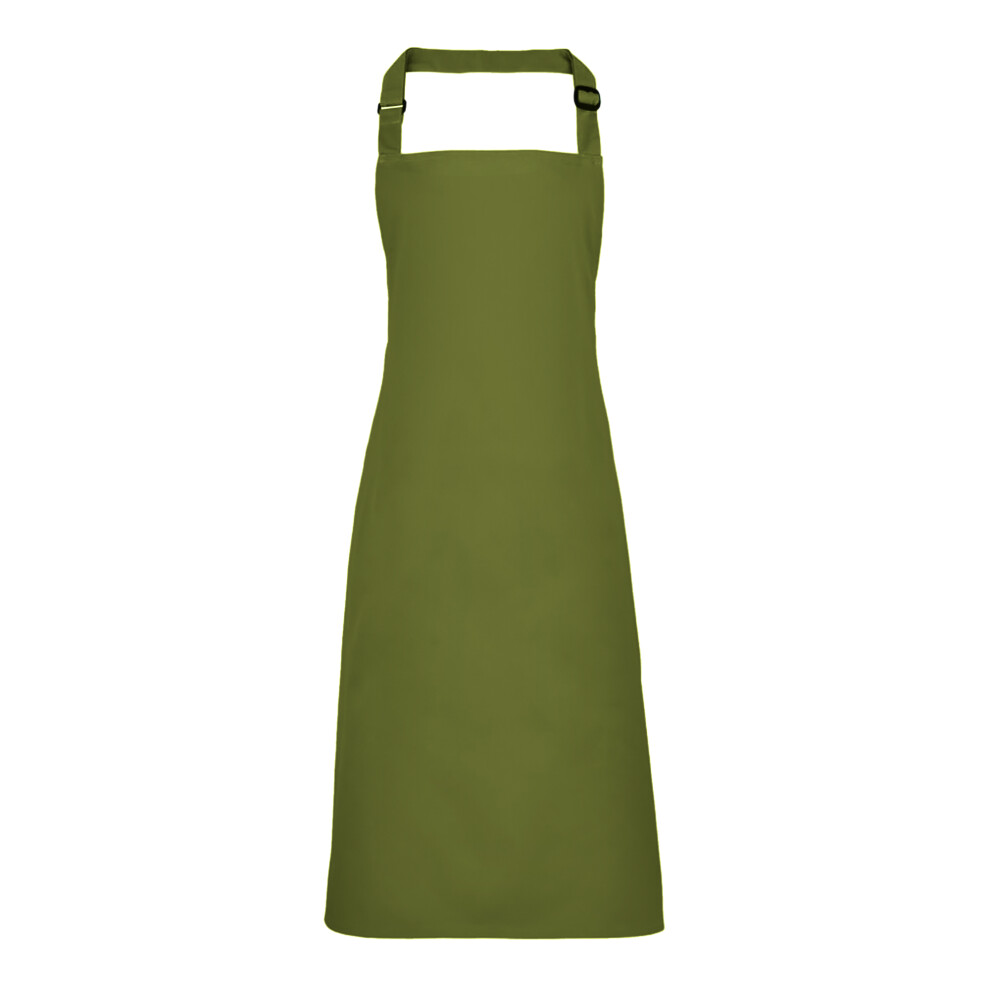 (One Size, Oasis Green) Premier Colours Bib Apron / Workwear (Pack of 2)