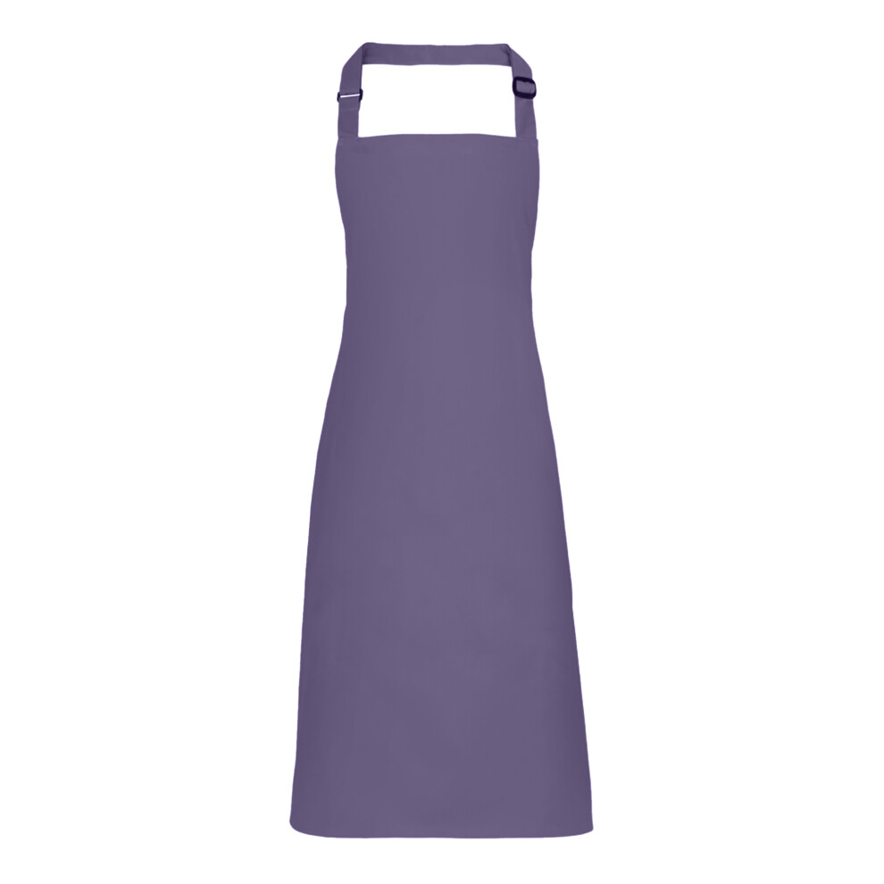 (One Size, Purple) Premier Colours Bib Apron / Workwear (Pack of 2)