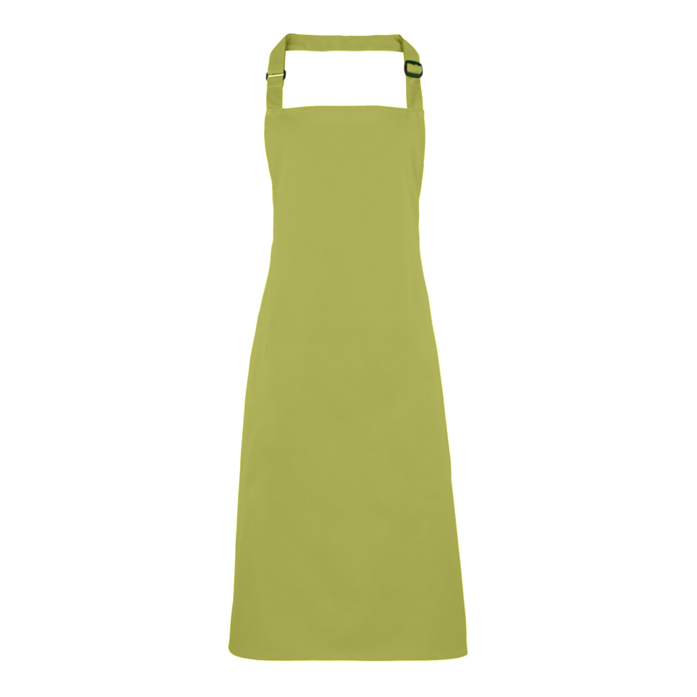 (One Size, Lime) Premier Colours Bib Apron / Workwear (Pack of 2)