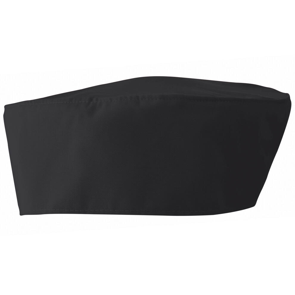 (One Size, Black) Premier Unisex Chefs Skull Cap (Pack of 2)