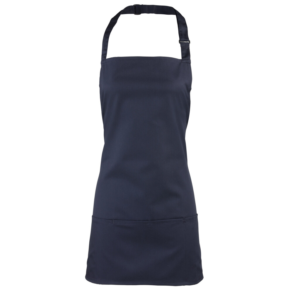 (One Size, Navy) Premier Colours 2-in-1 Apron / Workwear (Pack of 2)