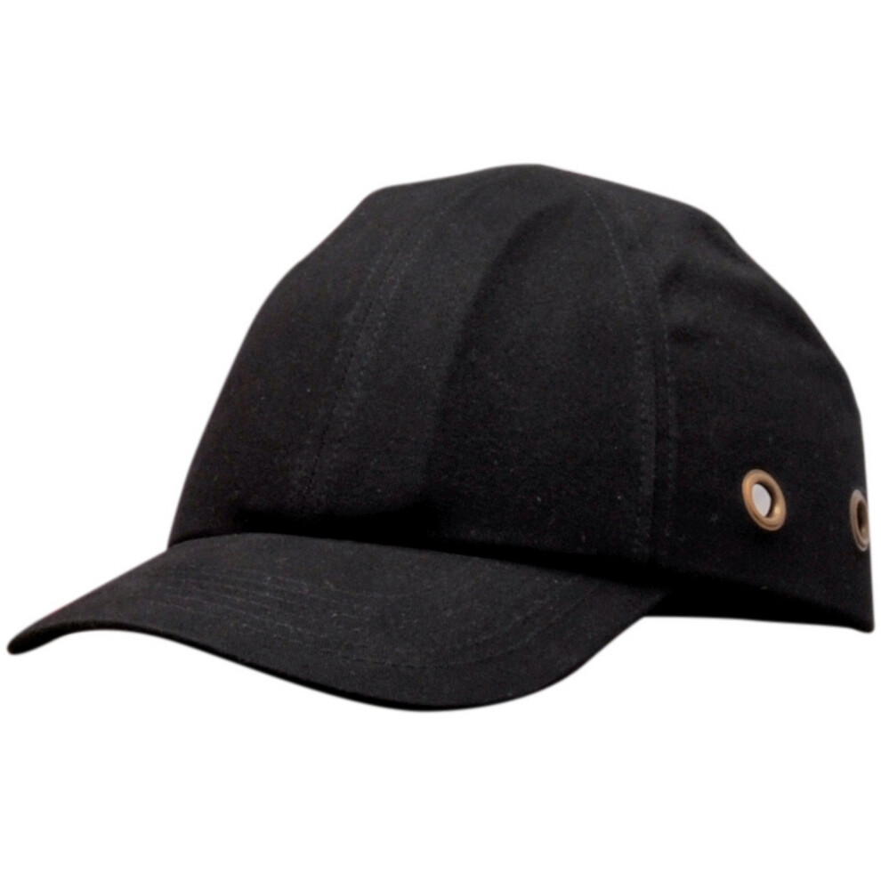 (One size, Black) Portwest Safety Bump Baseball Cap (Pack of 2)