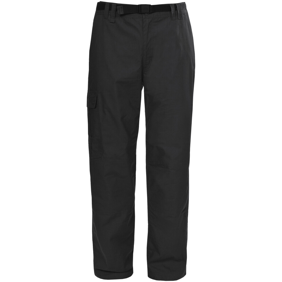 (XL, Black) Trespass Mens Clifton Water Repellent Trousers
