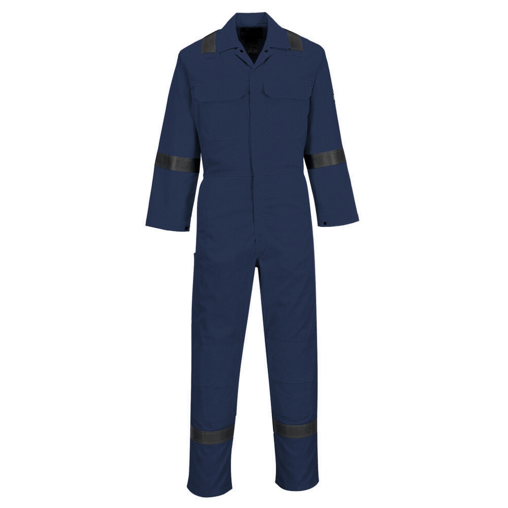 (M, Navy) Portwest Mens Bizweld Iona Work Overall/Coverall