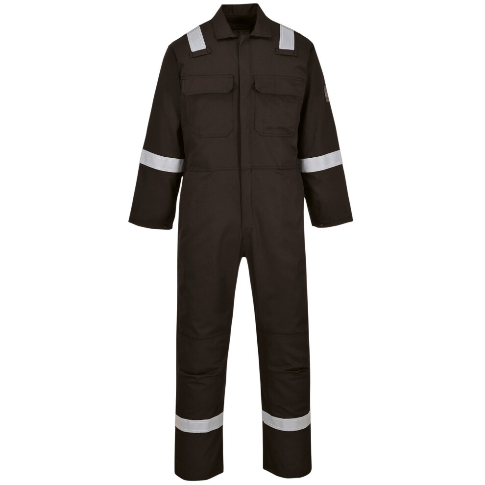 (L, Black) Portwest Mens Bizweld Iona Work Overall/Coverall