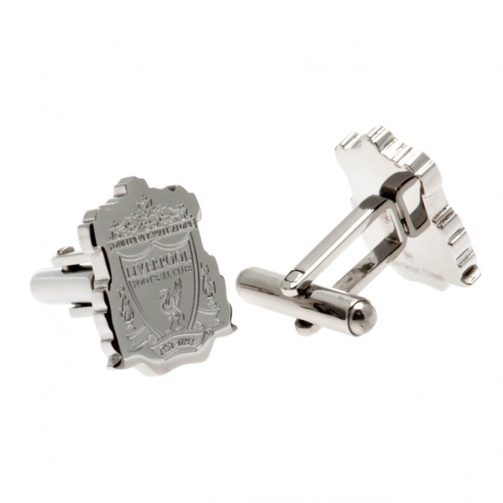 Liverpool FC Stainless Steel Crest Cufflinks