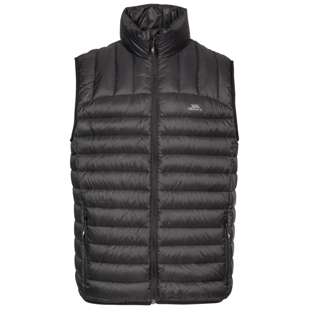 (M, Black) Trespass Mens Hoppers Down Gilet