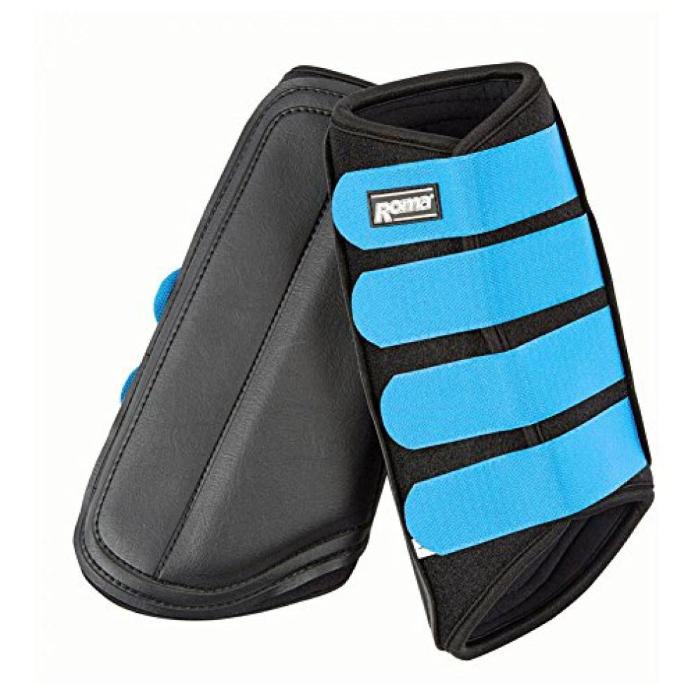 (Cob, Black/Blue) Roma Neoprene Brushing Boots