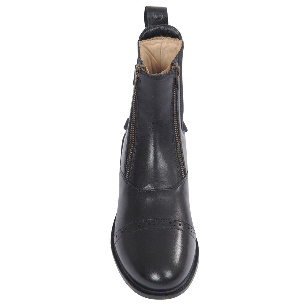 Evolution Double Zip Front Leather Paddock Boots