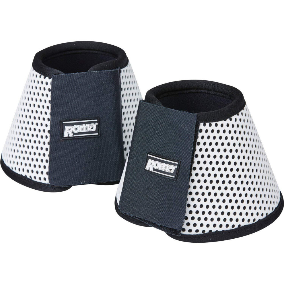 (Pony, White) Roma Air Flow Shock Absorber Bell Boots