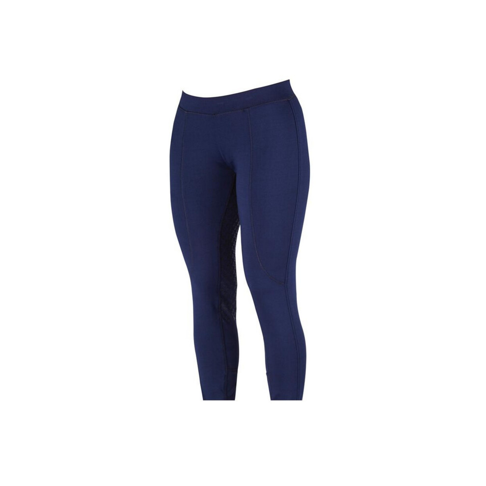 (22in, Navy) Dublin Childrens/Kids Performance Cool-it Gel Riding Tights