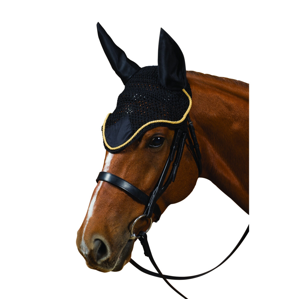 (Pony, Black/Gold) Roma Crochet Ear Cover