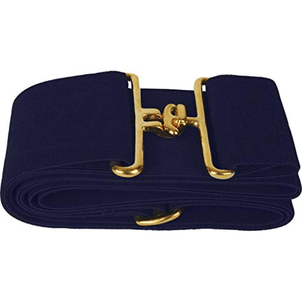 (One Size, Blue) Roma Elastic Rug/Blanket Surcingle