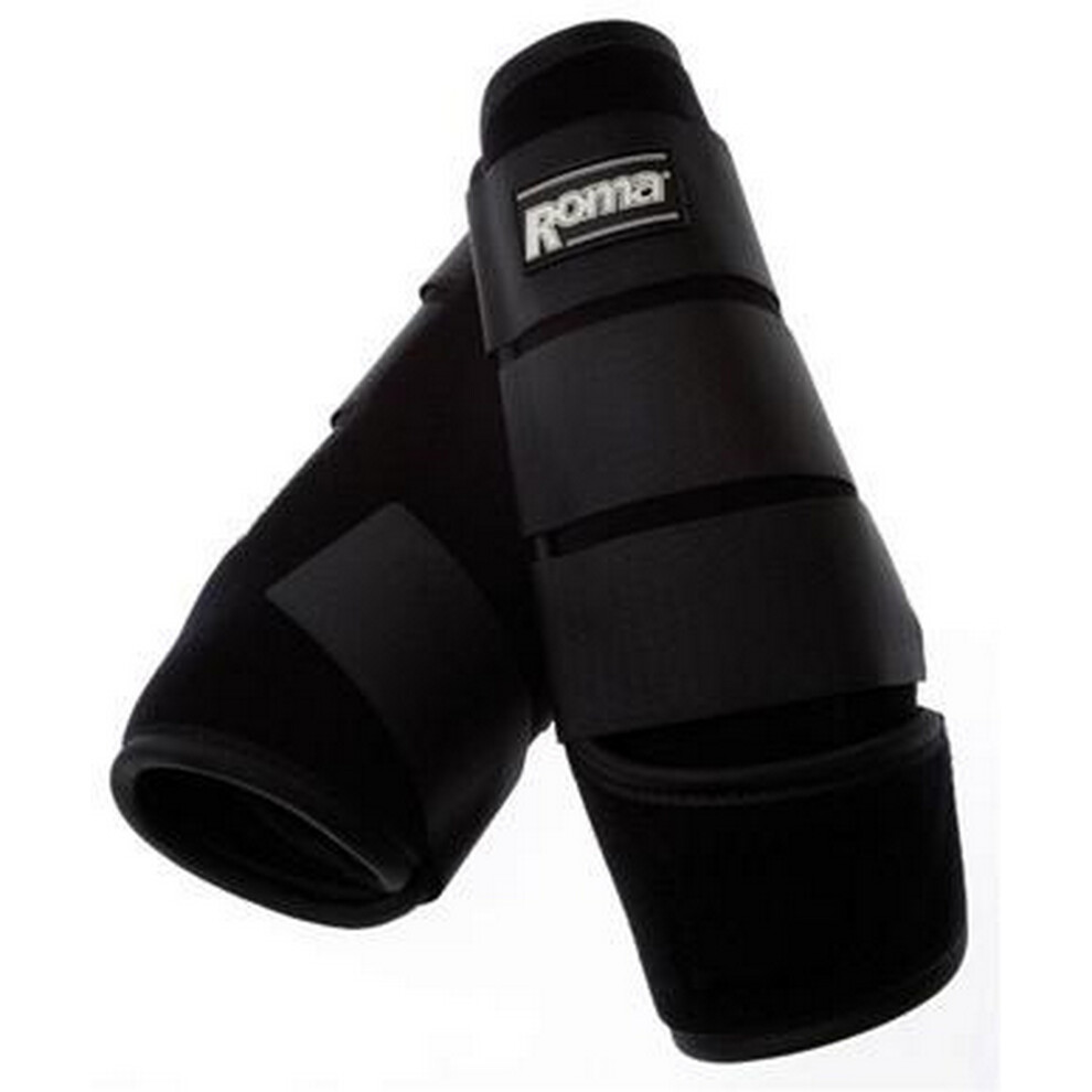 (Pony, Black) Roma Neoprene Sport Boots