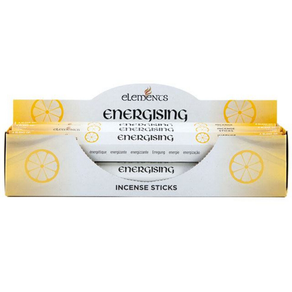 Elements Energising Incense Sticks (Box Of 6 Packs)-image-OPC-P7DSKYB-NEW
